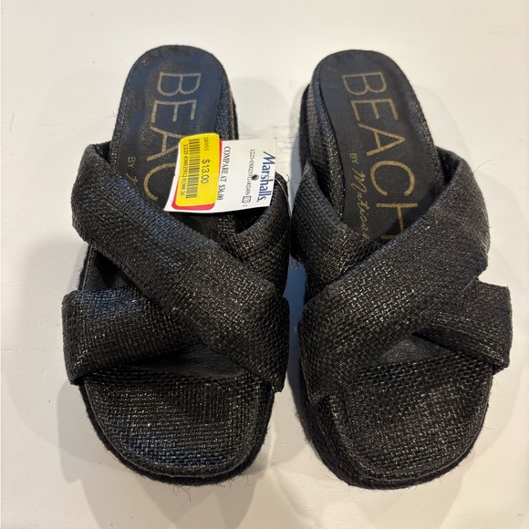 Shoes - Black Women's Platform Sandals sz 6